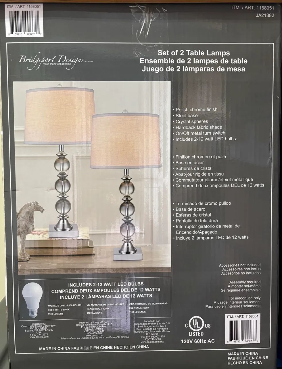 Conjunto de abajur de mesa - Foto 2