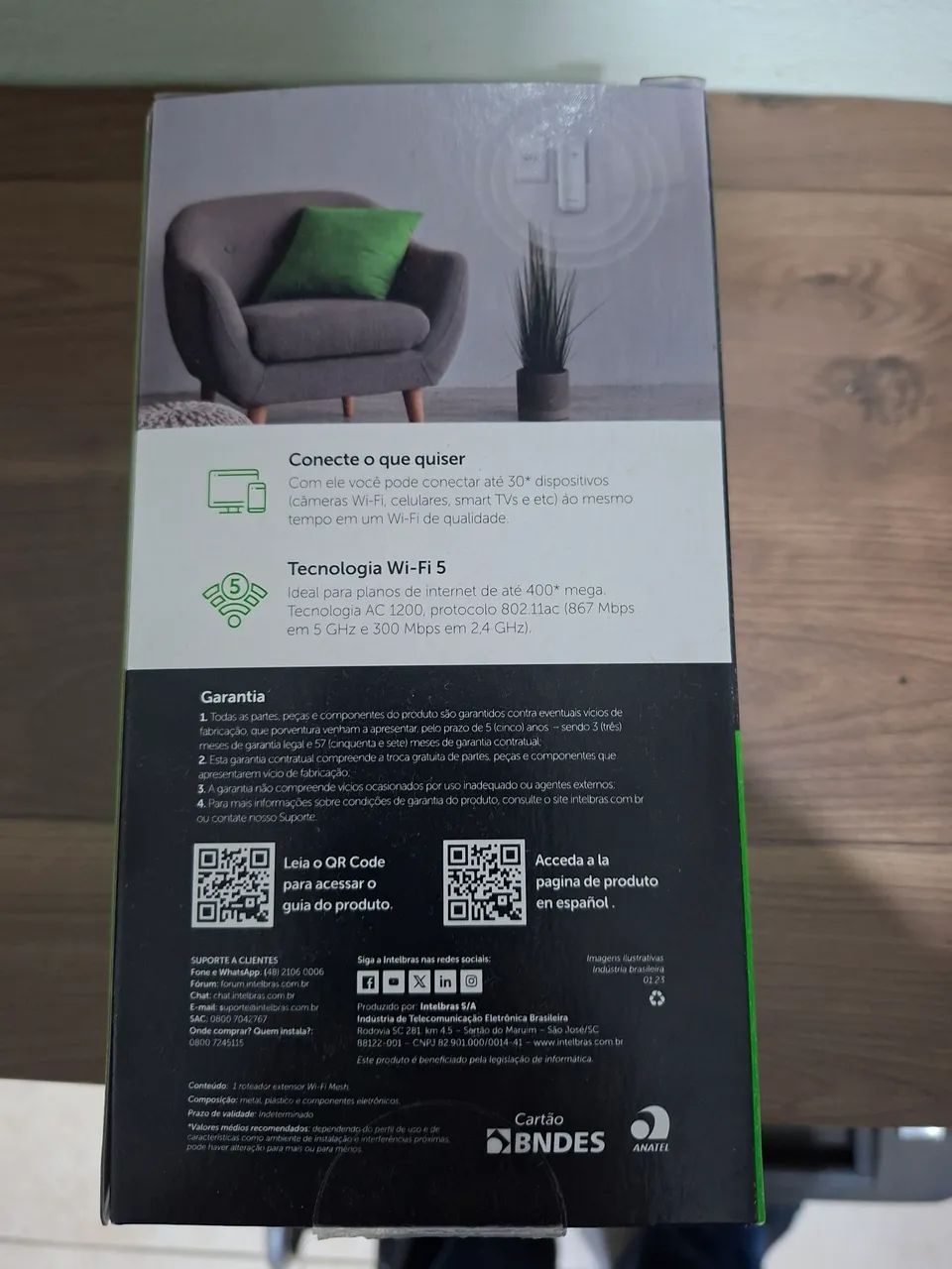 Repetidor Wi-Fi  rede Mesh Intelbras - Foto 4