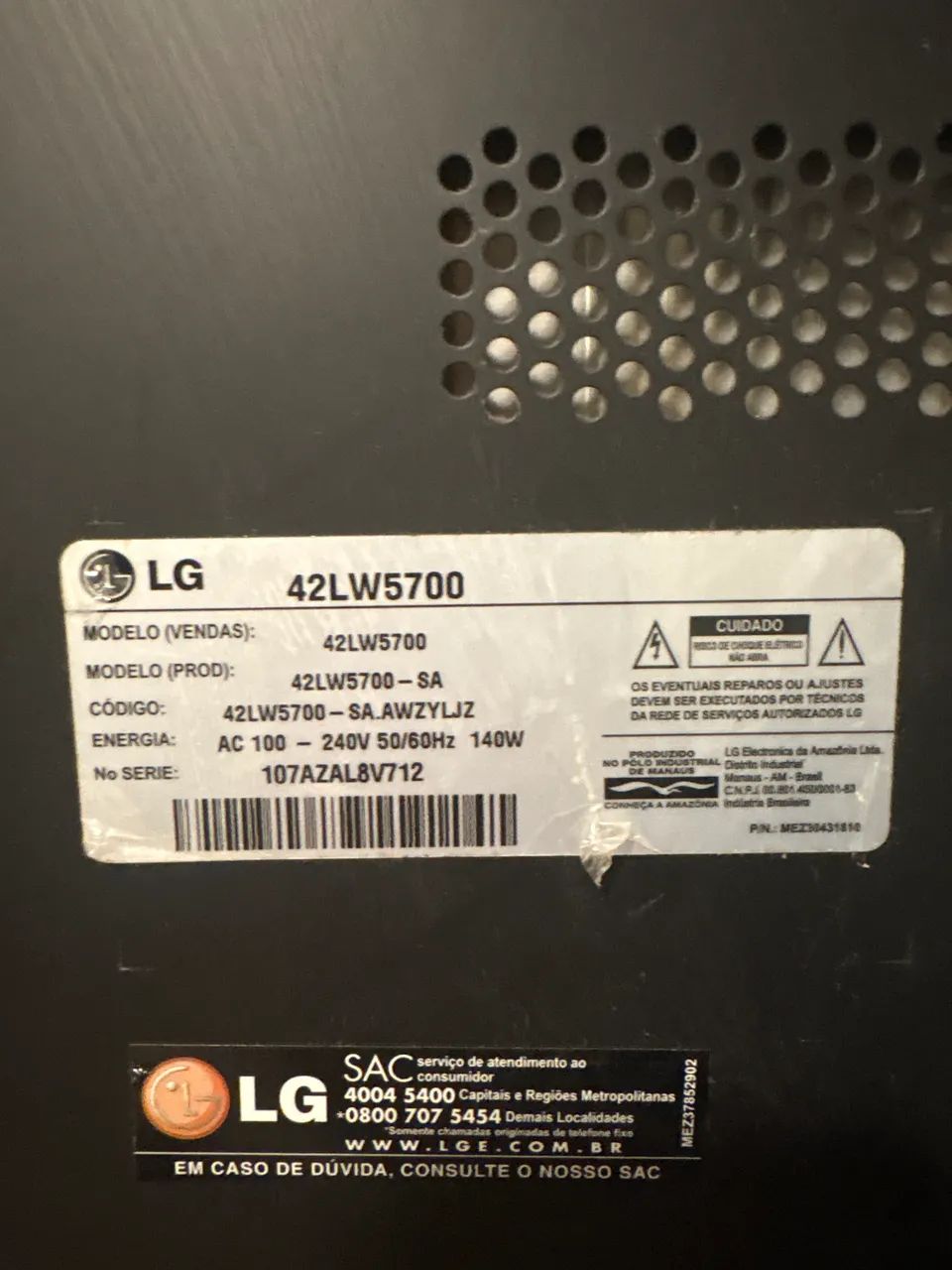 Vendo Tv LG 