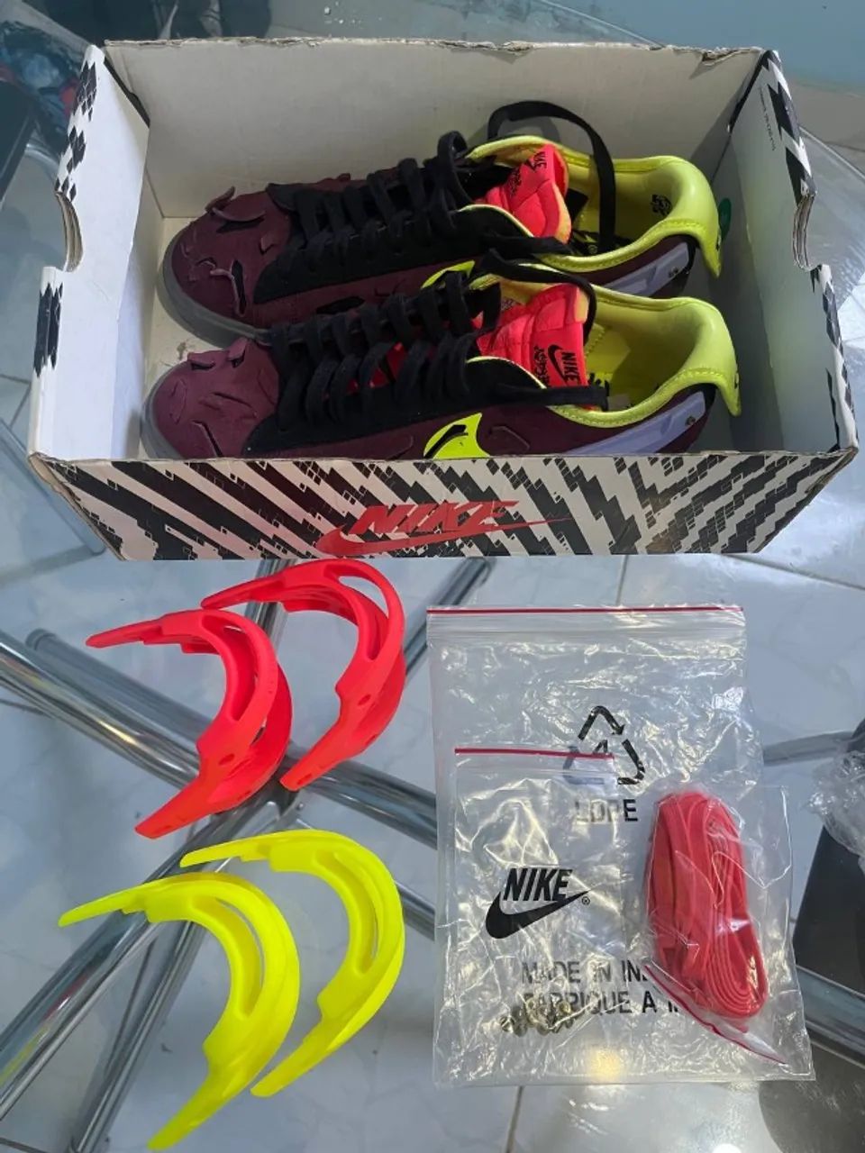 Acronym x Nike Blazer Low - Night Maroon - Foto 5
