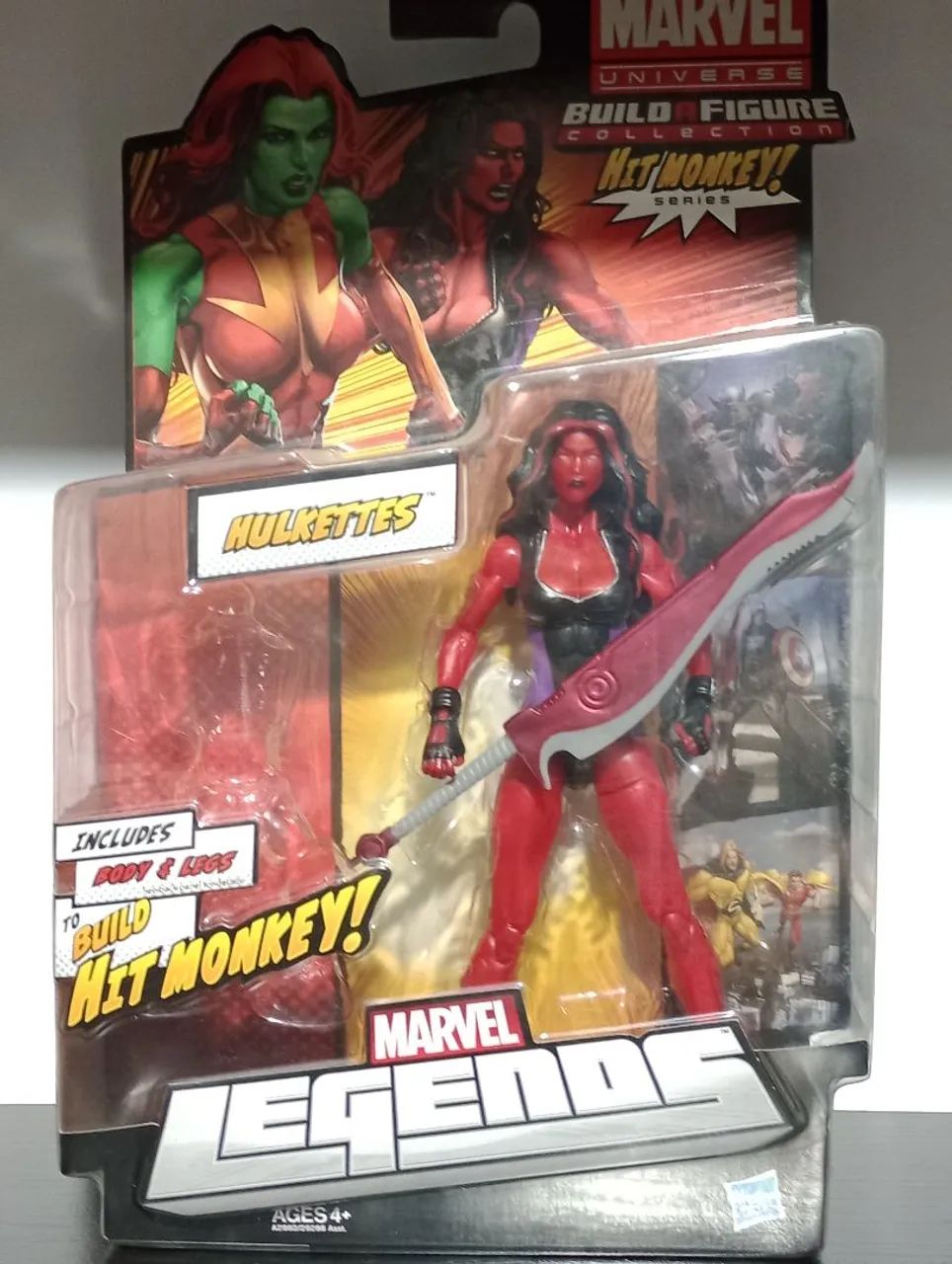 Marvel Legends Mulher-Hulk Vermelha (Red She-Hulk)
