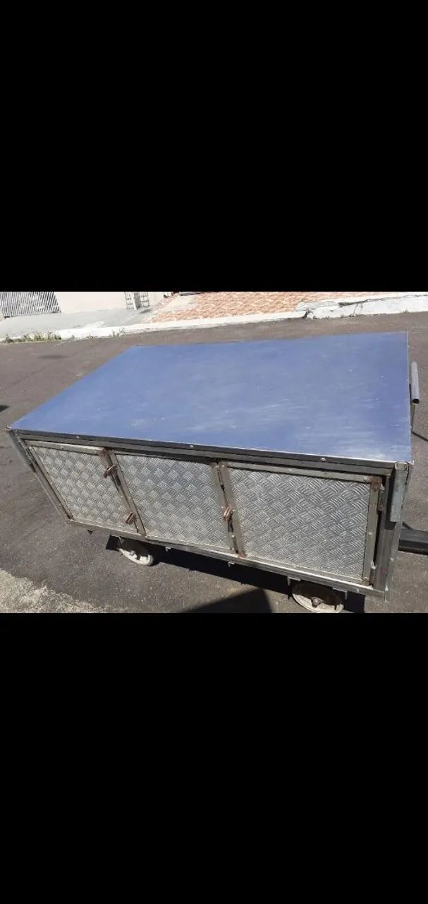 CARRINHO INOX/ALUMÍNIO 