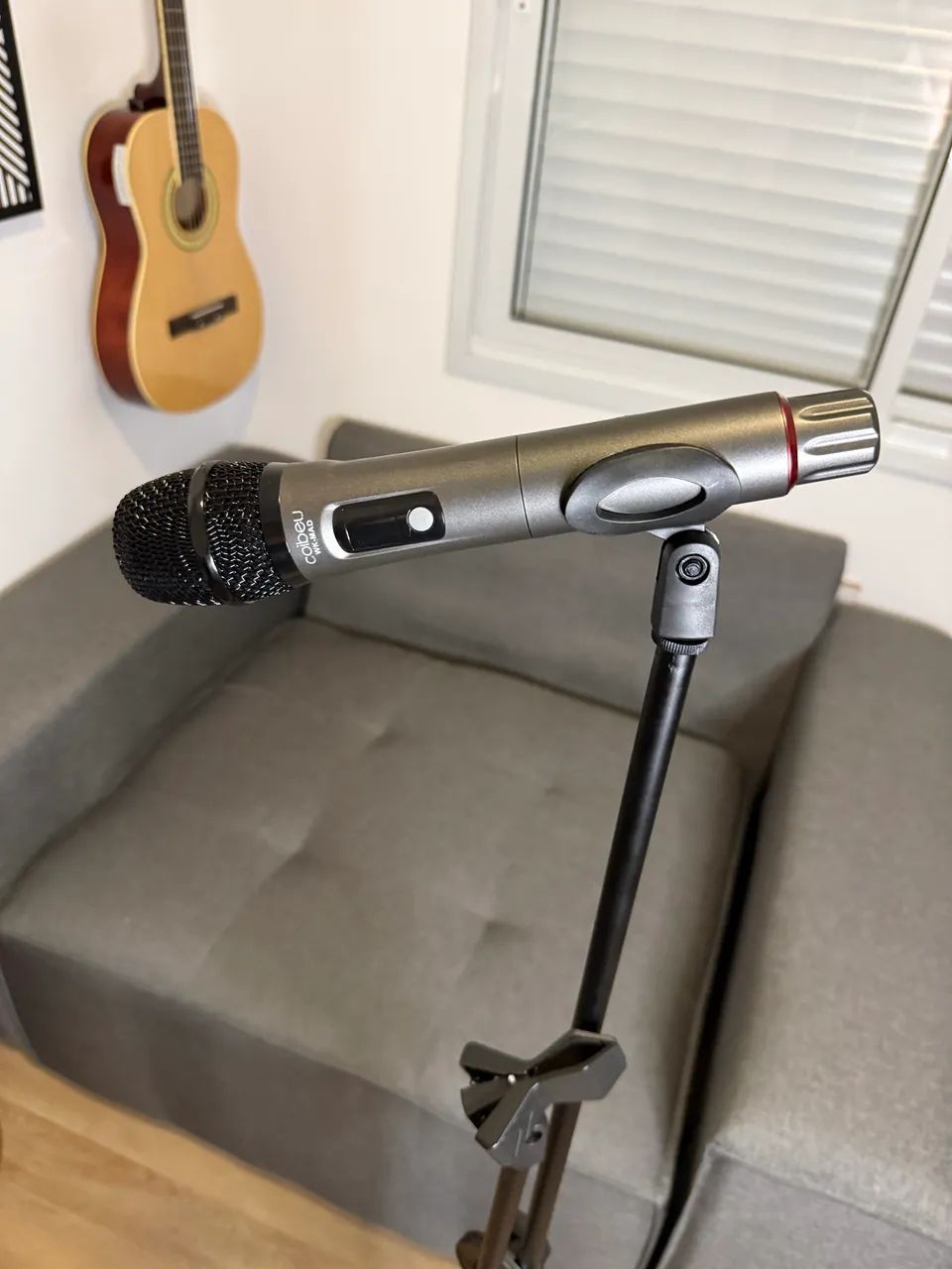 Microfone sem fio coibeu wk-mad com pedestal  - Foto 3