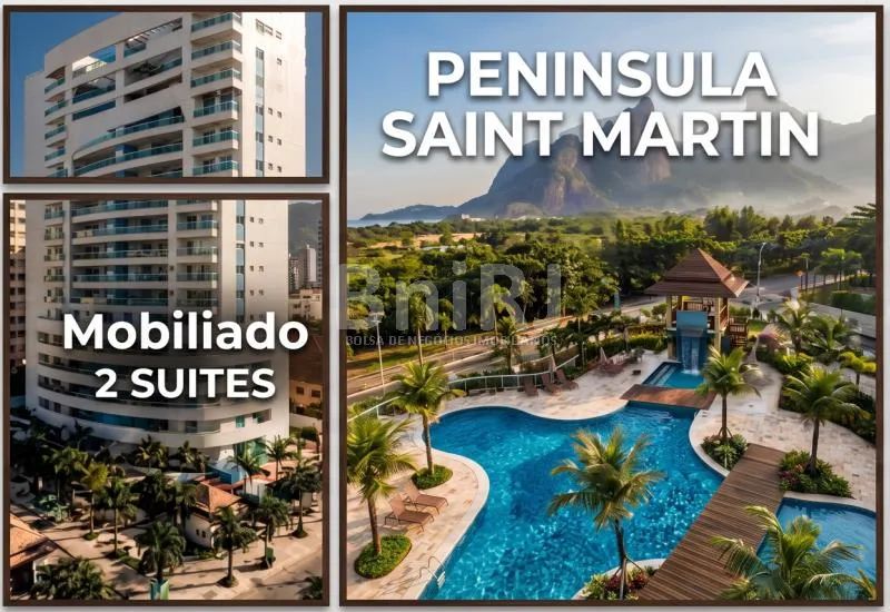 2 Suítes Mobiliado na Península Saint Martin Conforto, Sofisticação e Qualidade de Vida