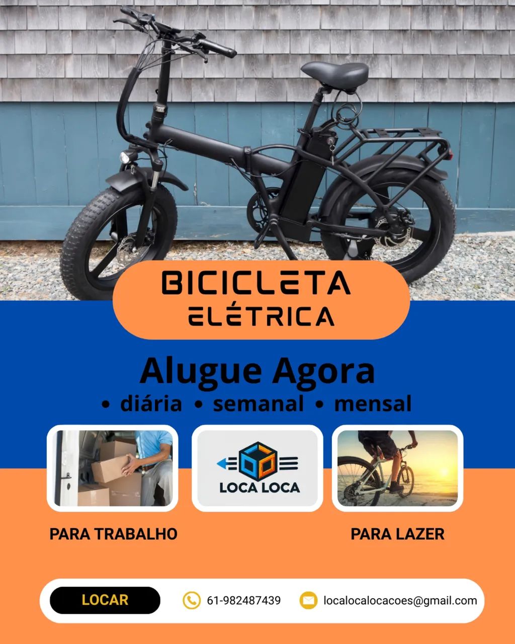 Aluguel Bike, patinete e scooter elétrico 