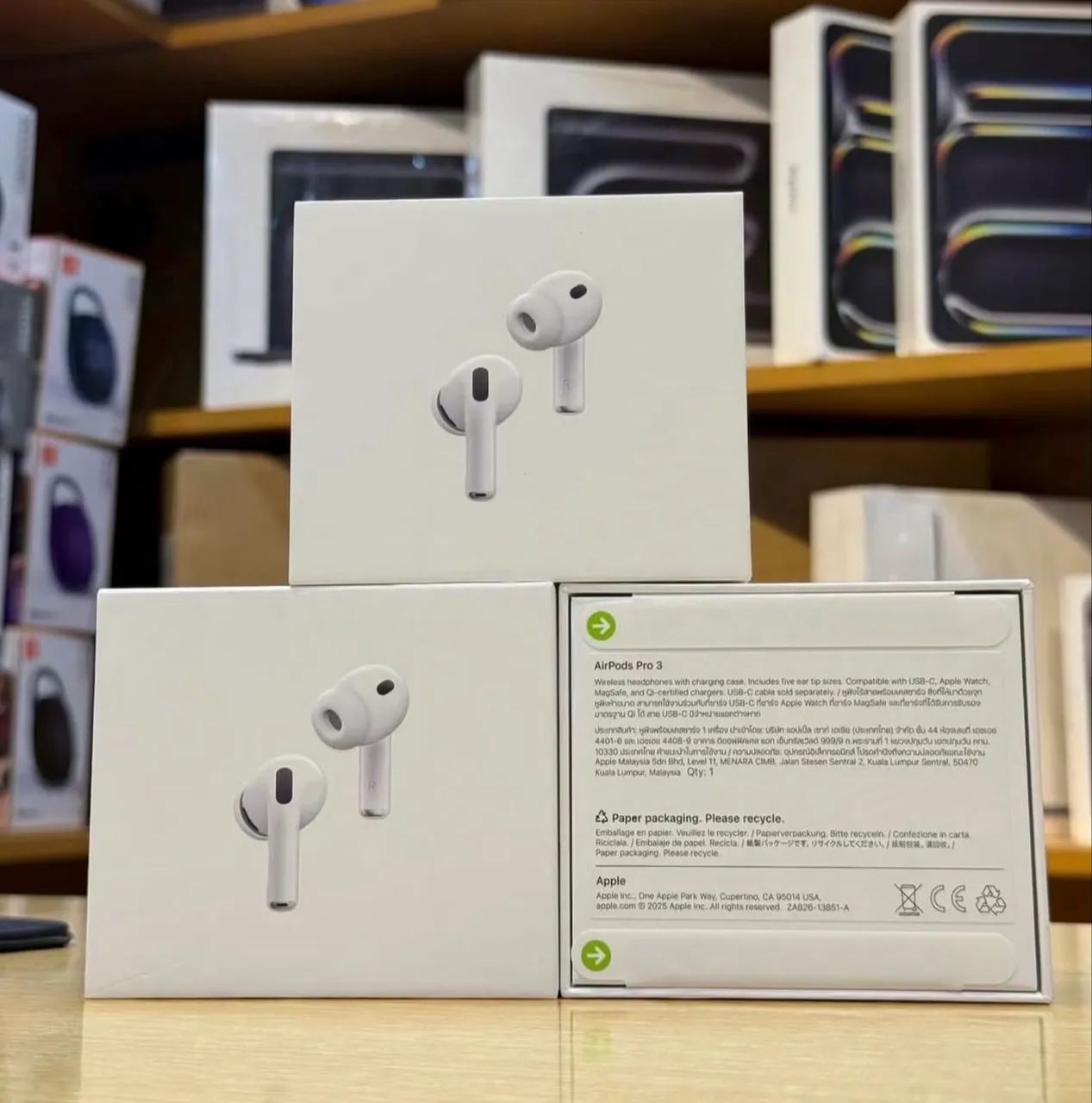 AIRPODS PRO 3 NOVO LACRADO, LOJA NO RIOMAR, FAZEMOS ENTREGA VIA MOTOBOY.