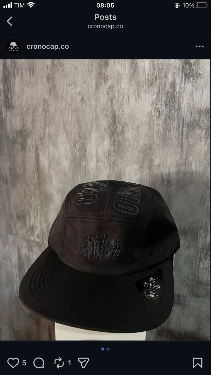 Boné premium Anth Co *NOVO*