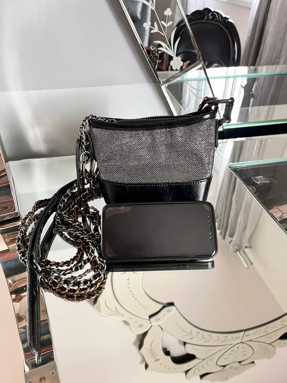 Mini bolsa tira colo Le Lis Blanc - Foto 2