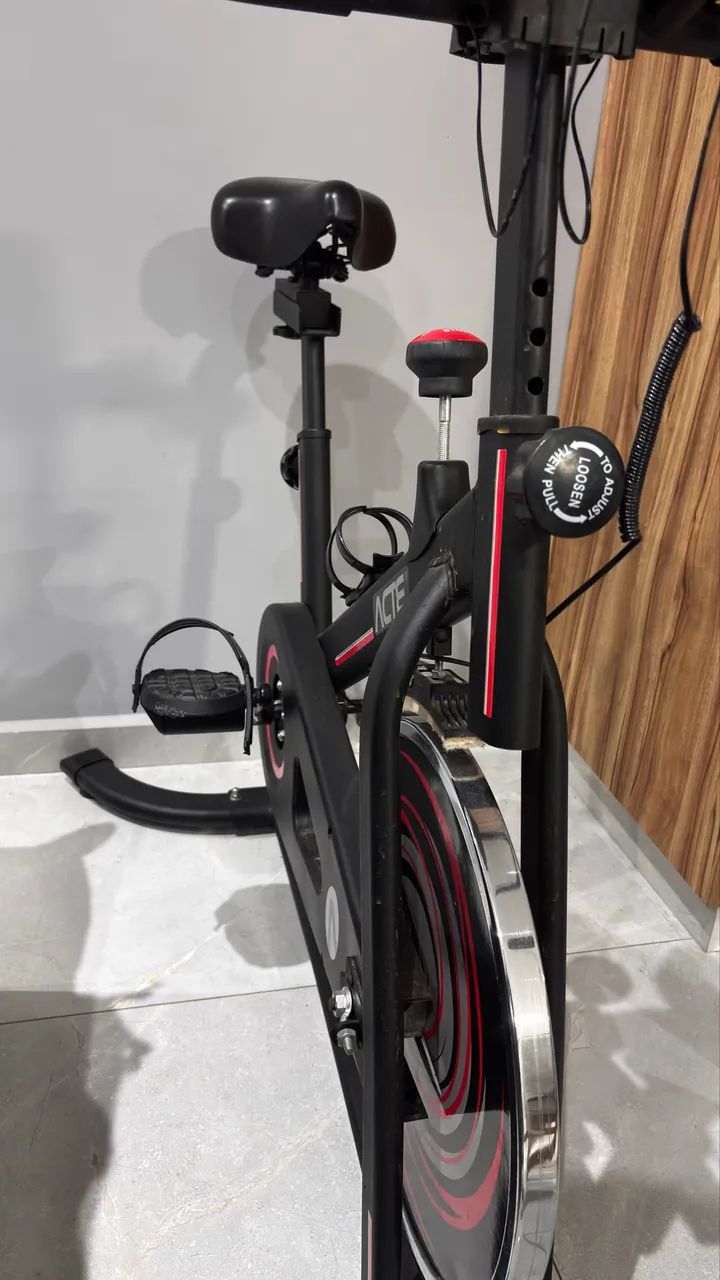 Bicicleta Ergométrica Spinning Semi Nova Exercício Casa - Foto 3