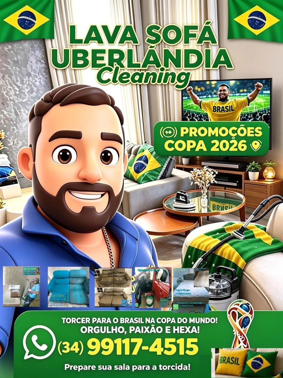 Lava sofá Uberlândia 
