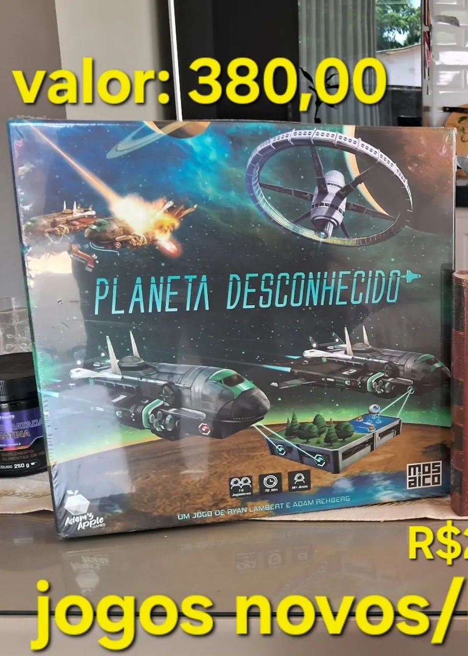 JOGO DE TABULEIRO - PLANETA DESCONHECIDO 
