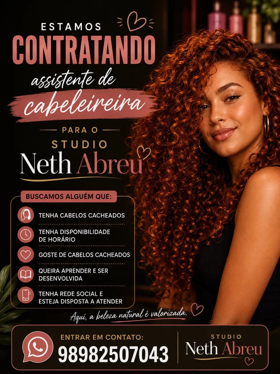 Procura-se assistente de cabeleireiro 
