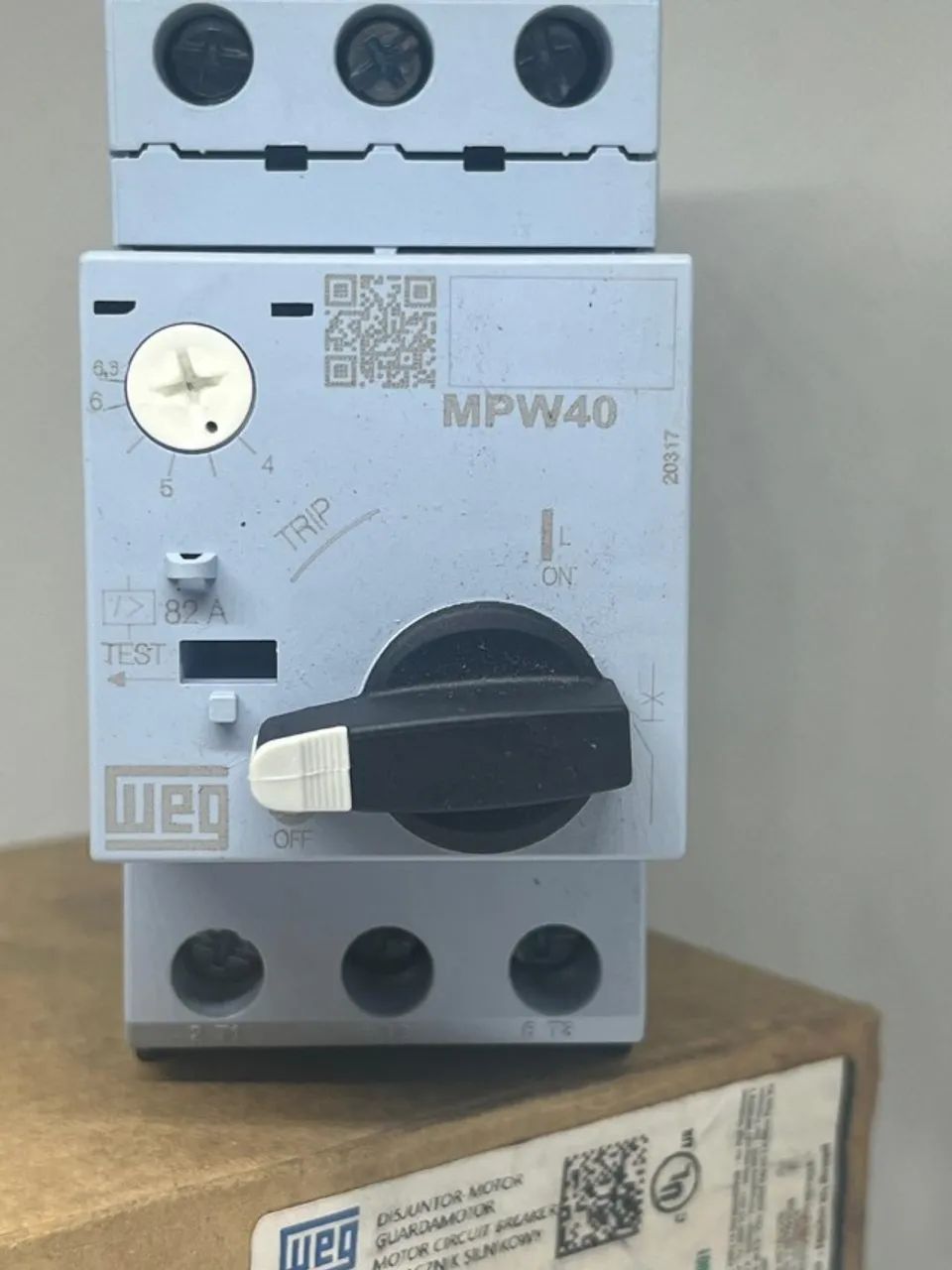Disjuntor Motor WEG MPW-40-3-D063 - 6,3A - Foto 3