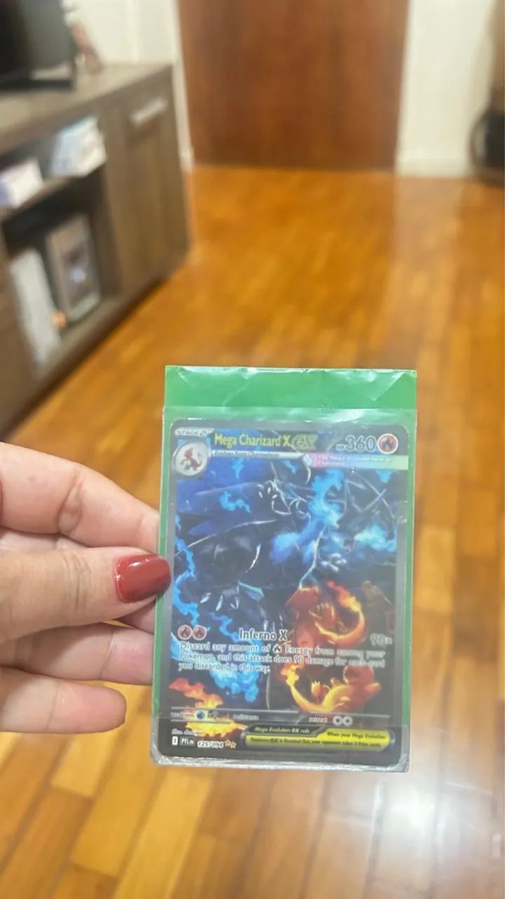 Mega charizard  EX carta Pokémon  - Foto 3