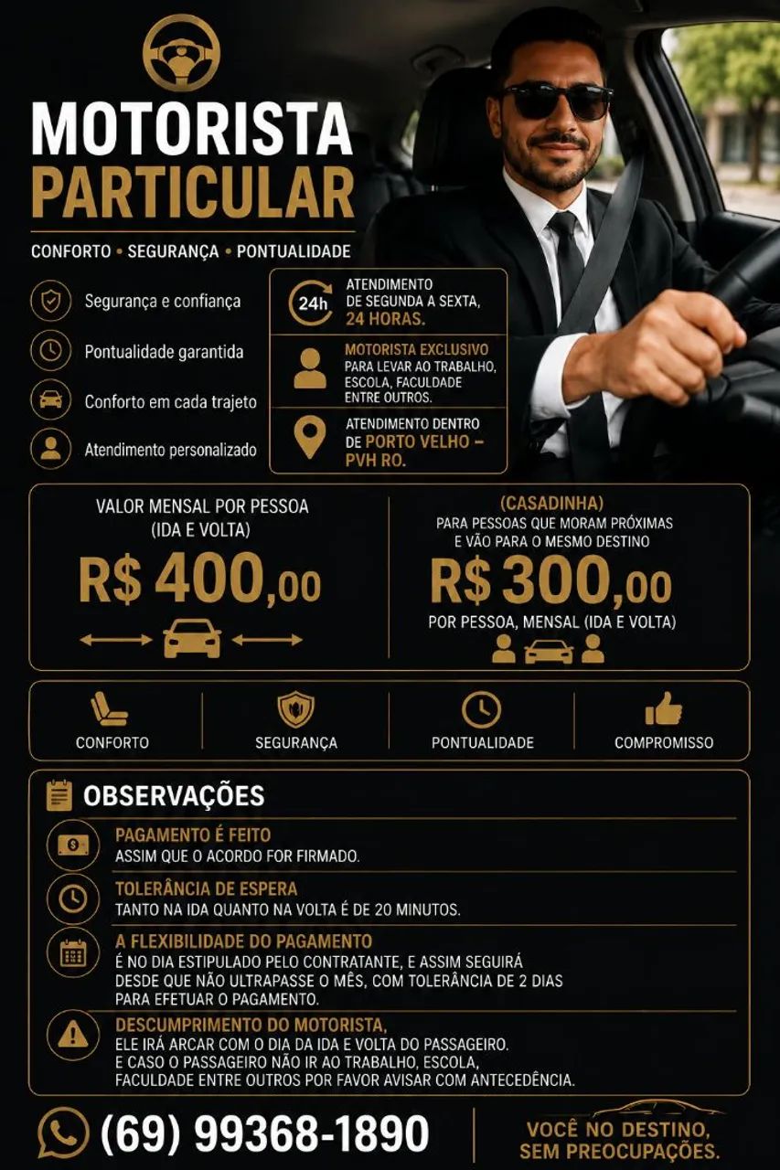 Motorista de Particular ou Aplicativo