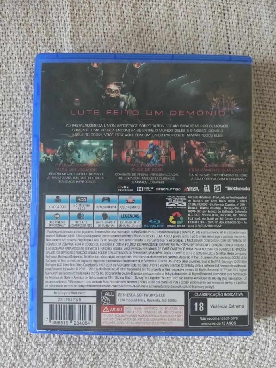 Doom Ps4 - Jogo Playstation 4 - Foto 3