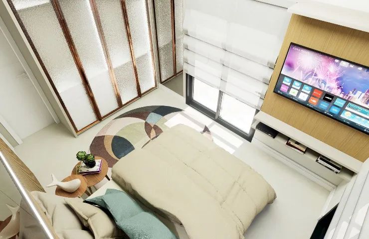 Edif FRENTE MAR, Apt. VISTA MAR, 2 dorm (1 suíte), banheiro social, gourmet churr, 70m2 - Foto 12