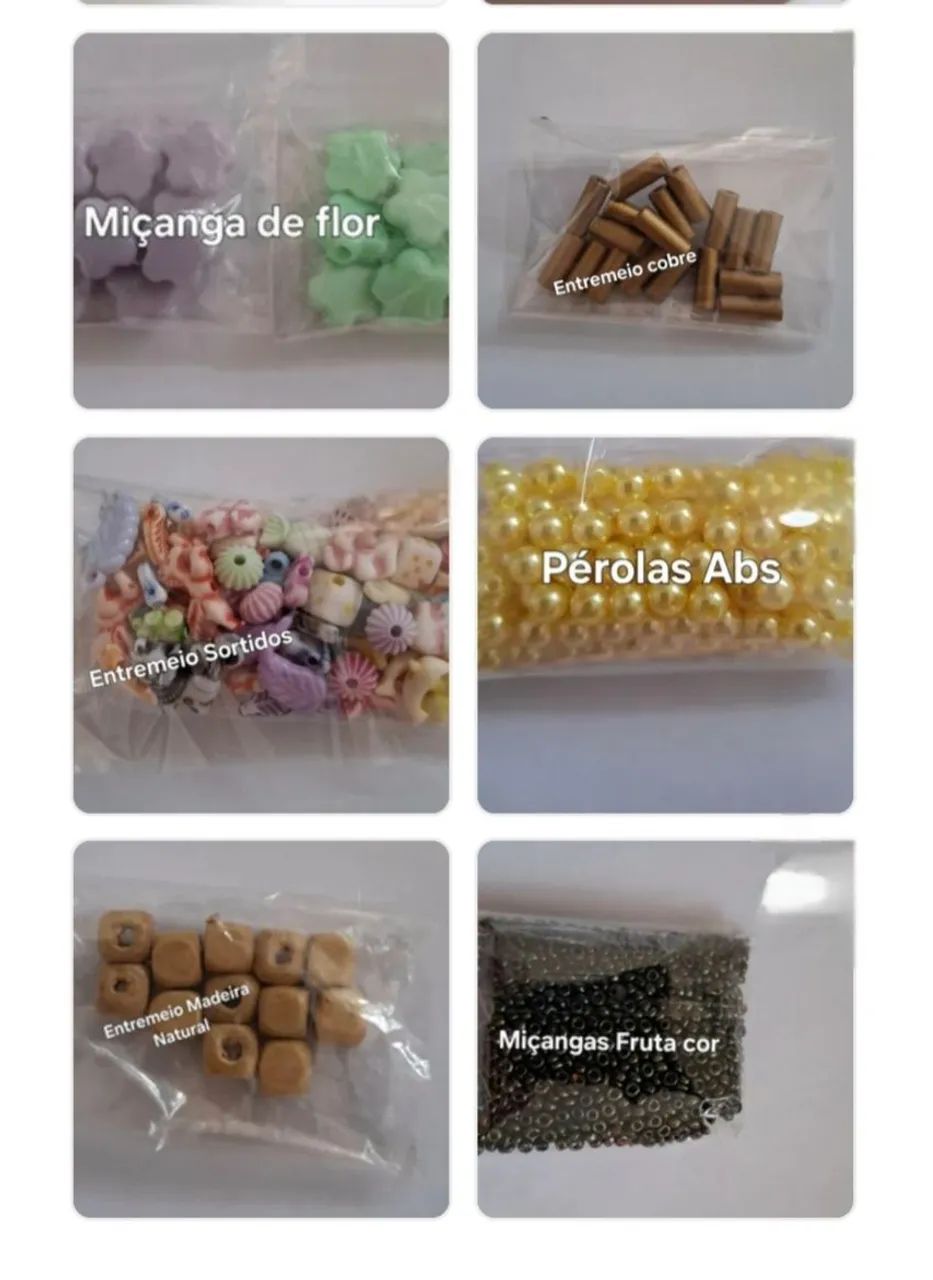 Kit De Miçangas Infantil Poney Aprox 1400 Peças + Brindes - Foto 3