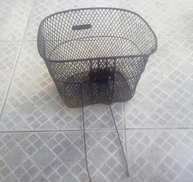 Cesta de aço completa p/Bicicleta - Foto 3