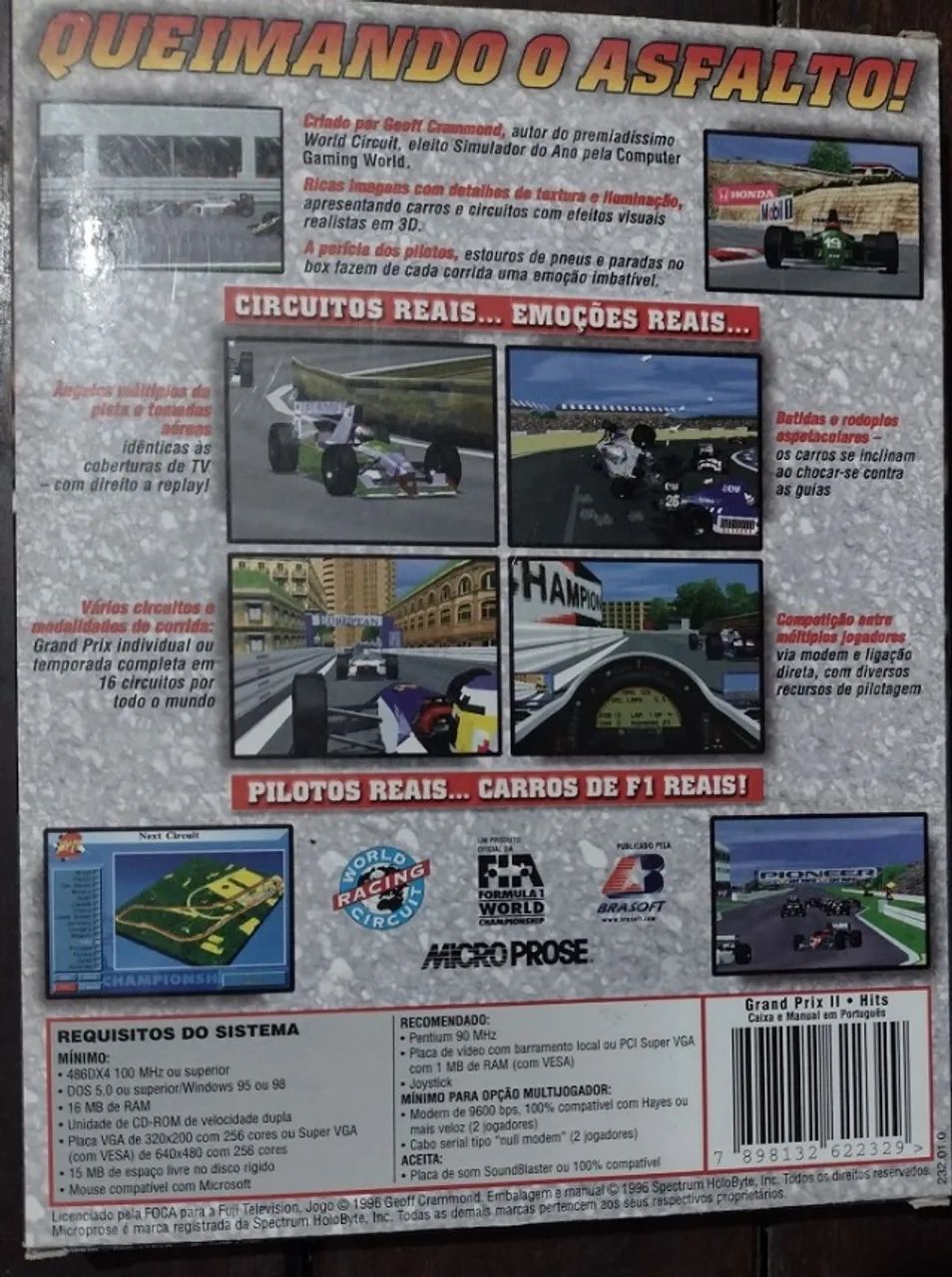 Jogo Grand Prix 2 - Para Pc - MIcroprose - Brasoft - 2000 - Foto 2
