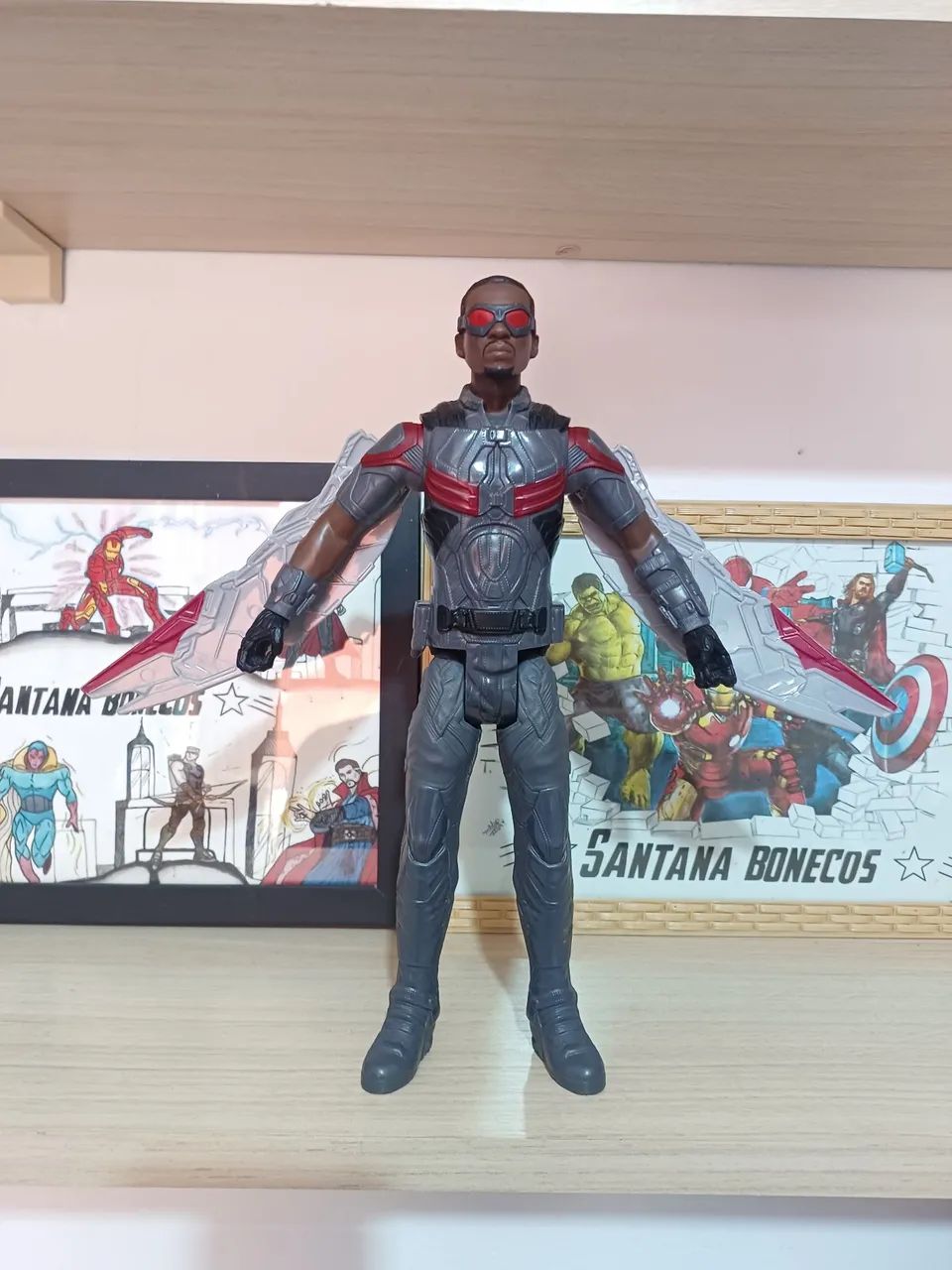 Gaviao Negro 30cm original marca Hasbro  - Foto 4