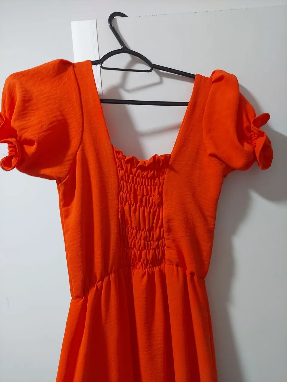 Vestido em tecido laranja. Aproveite o valor!!! - Foto 4