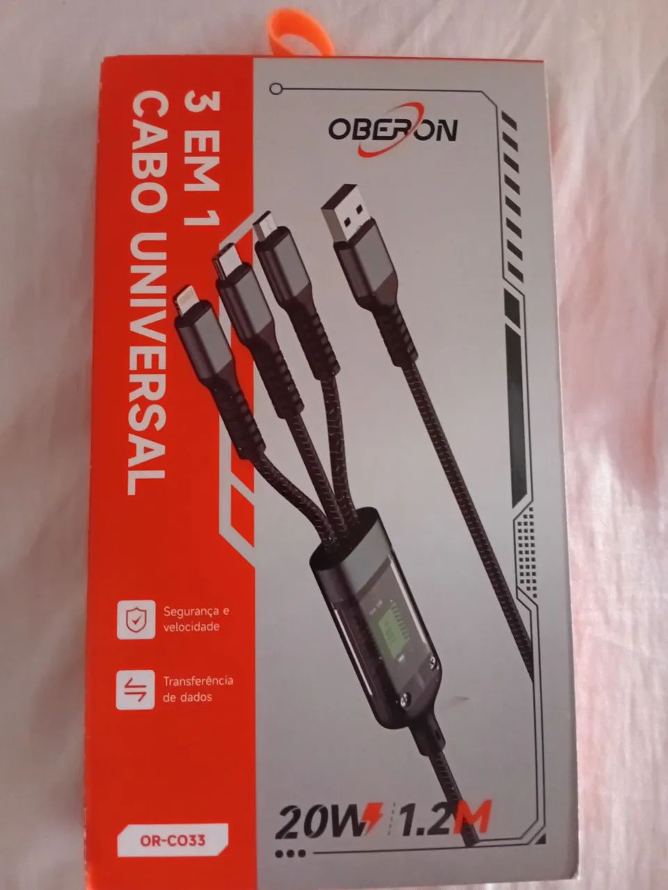 Cabo universal 3x1 oberon 20w 