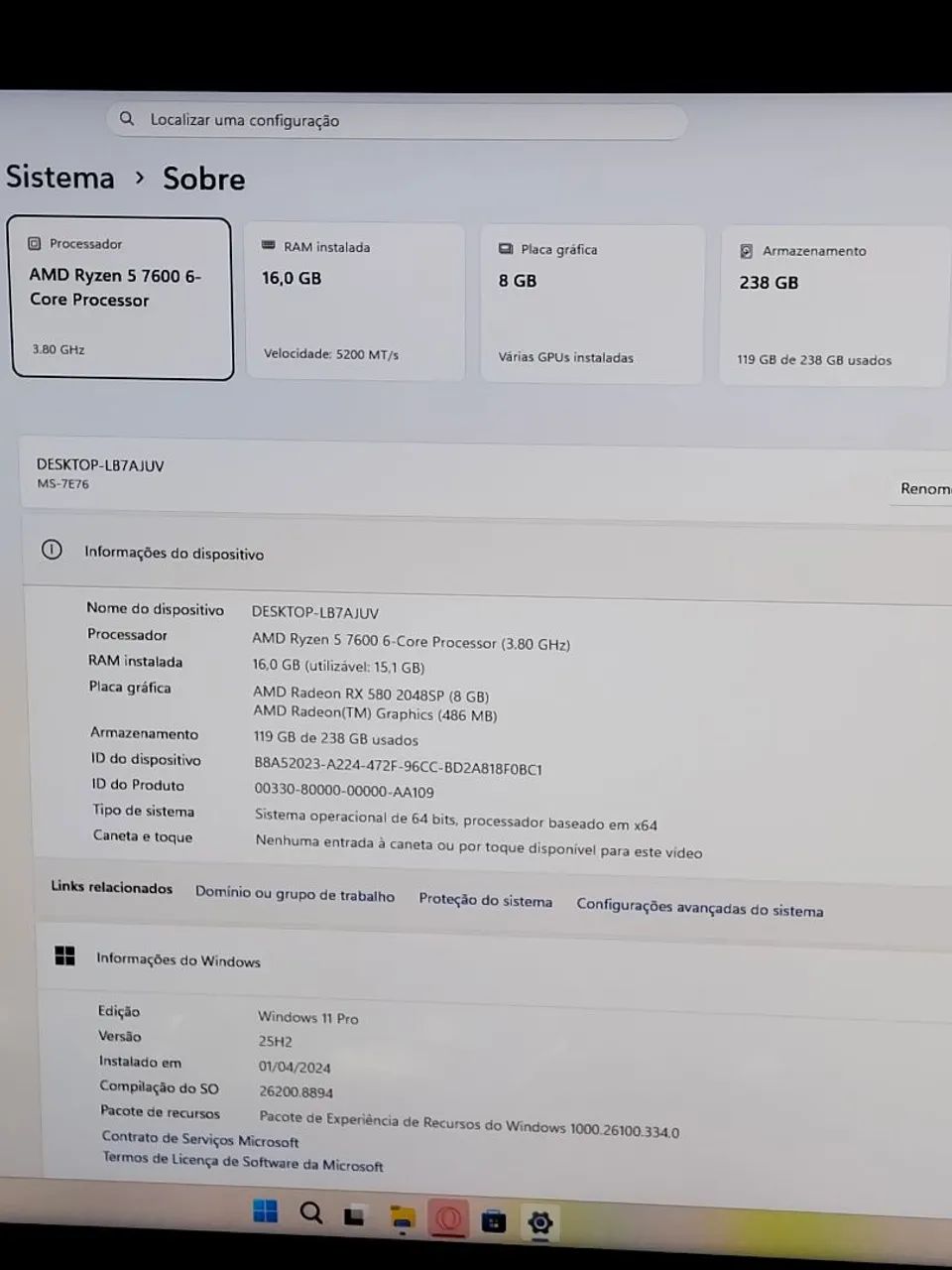 Cpu gamer Ryzen 5 7600 - Foto 5