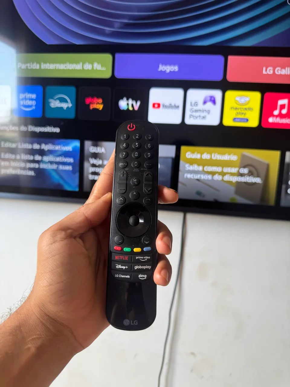 Smart TV LG 50 polegadas 4K Ultra HD modelo 50UT8050PSA - Foto 2