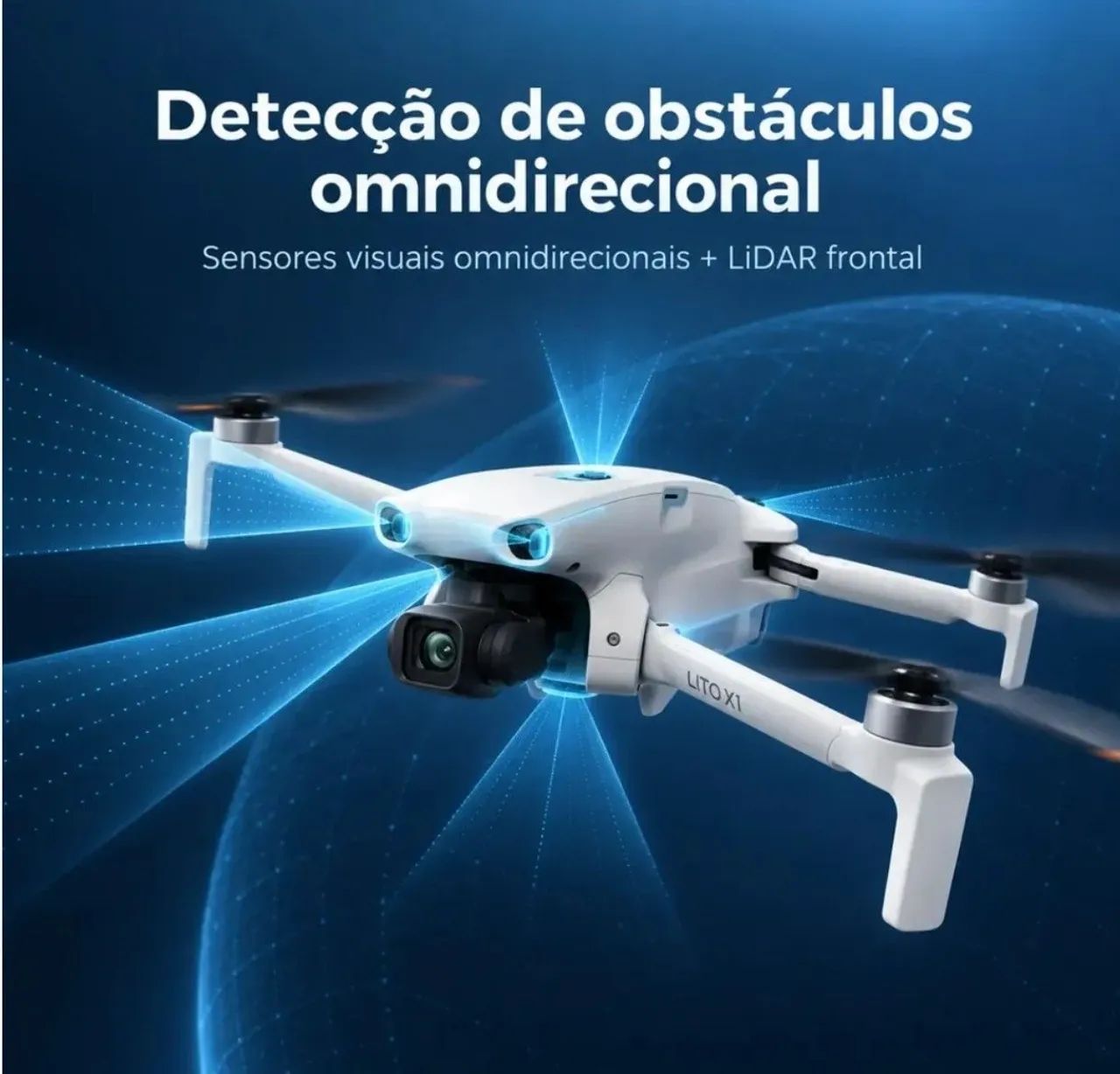 Drone DJI Lito X1 combo rádio com tela LACRADO com invoice  PROMOÇÃO  - Foto 4
