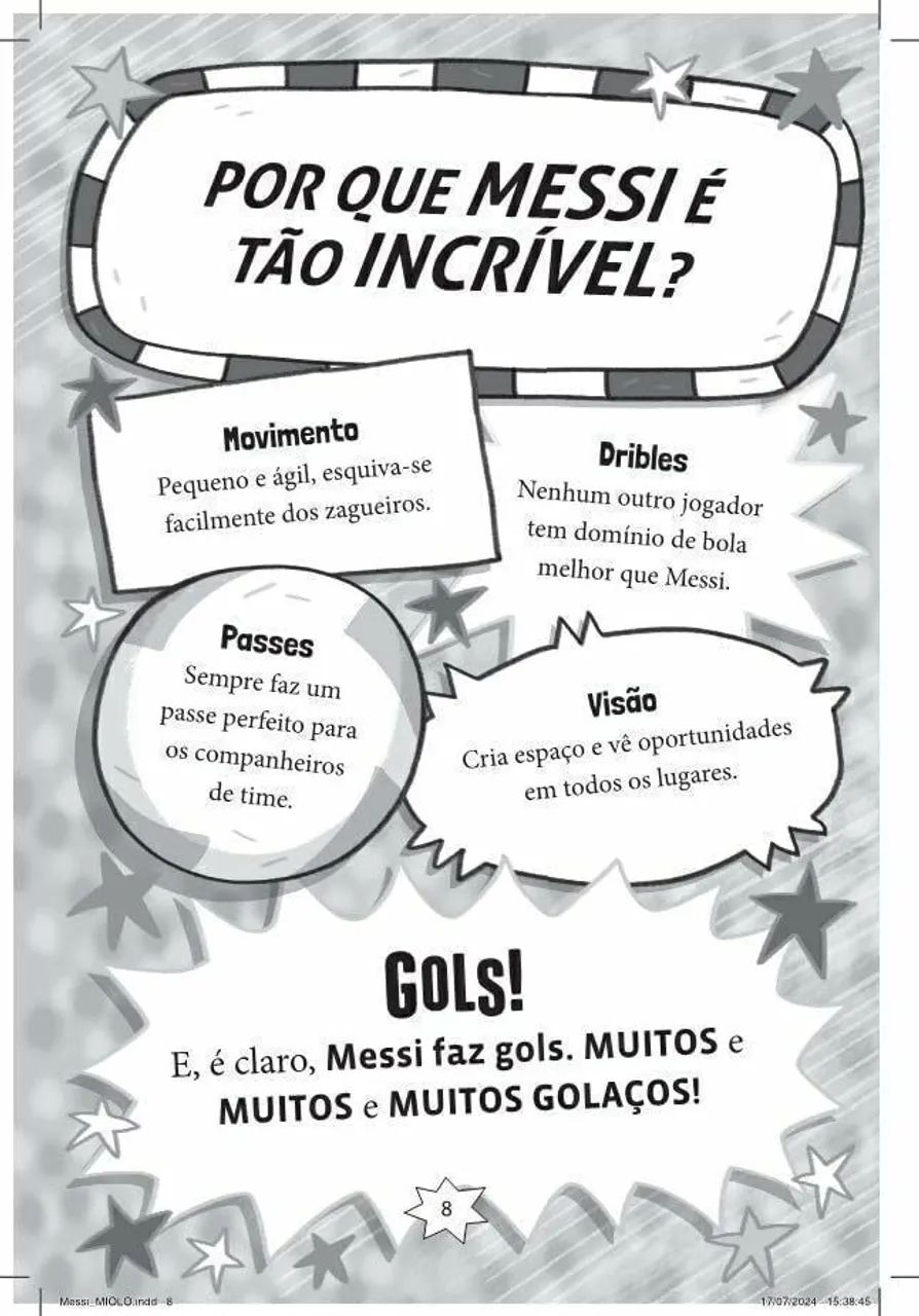 Livro Feras do futebol: Messi - Foto 2