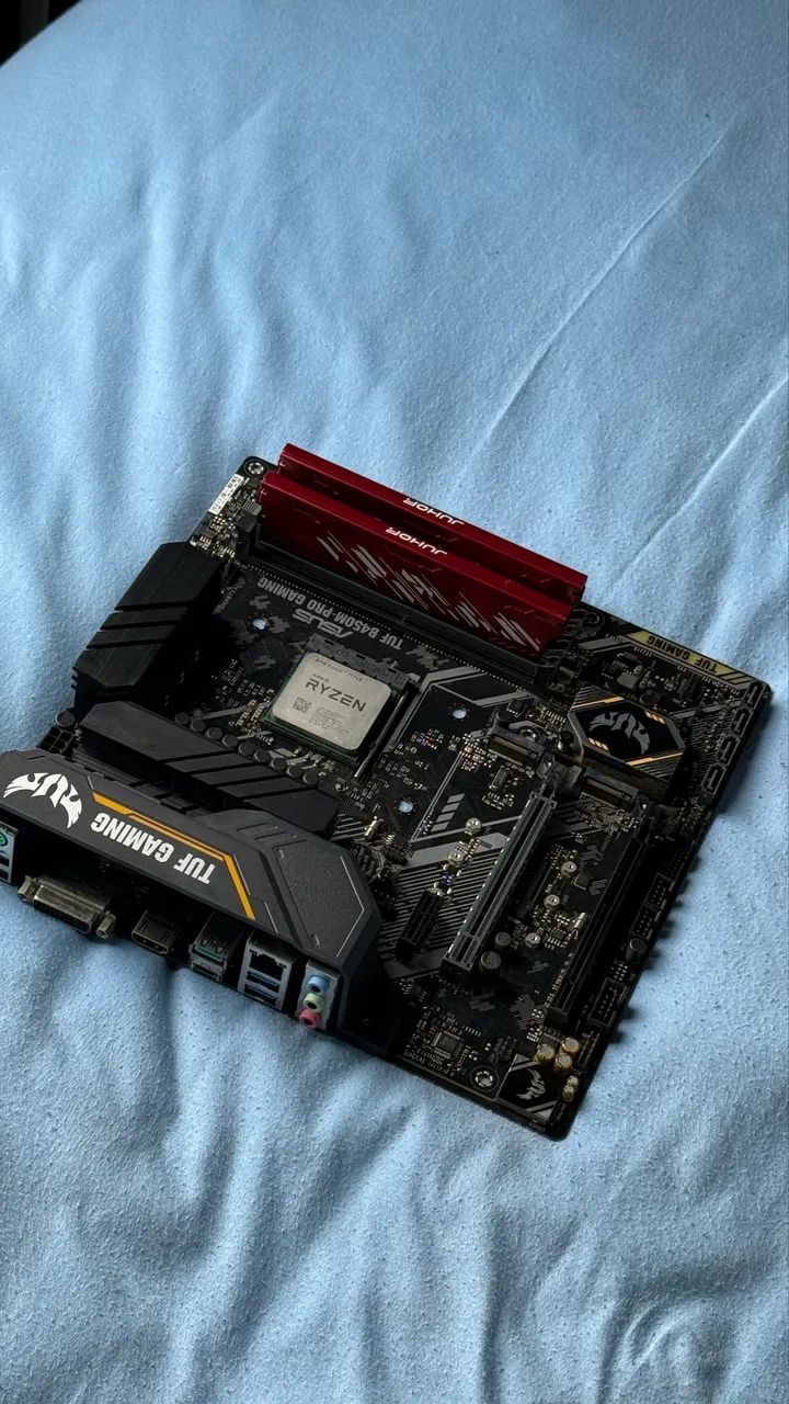 Kit placa mãe memória e processador 