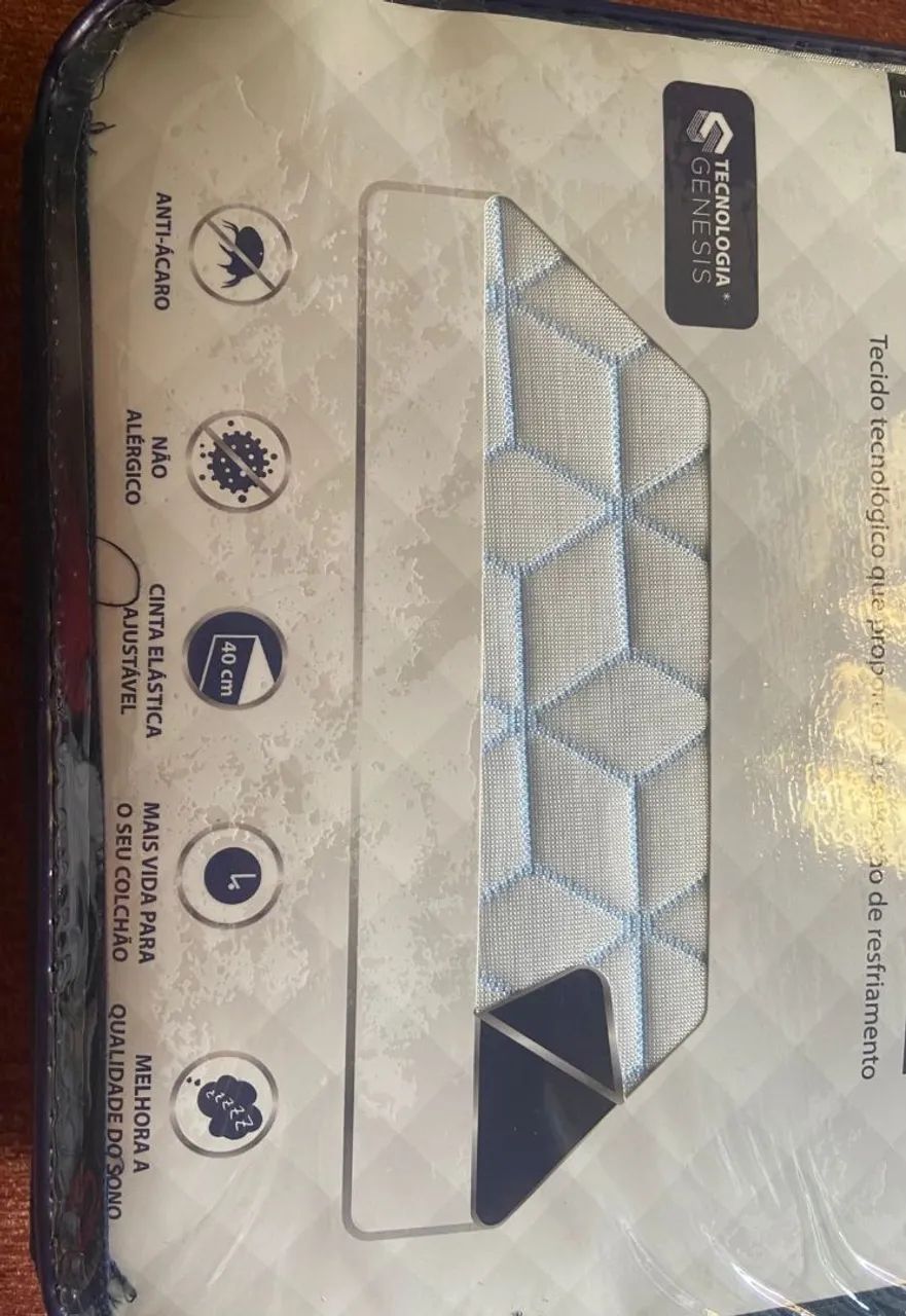 Vendo protetor de colchão novo pra cama Queen - Foto 3