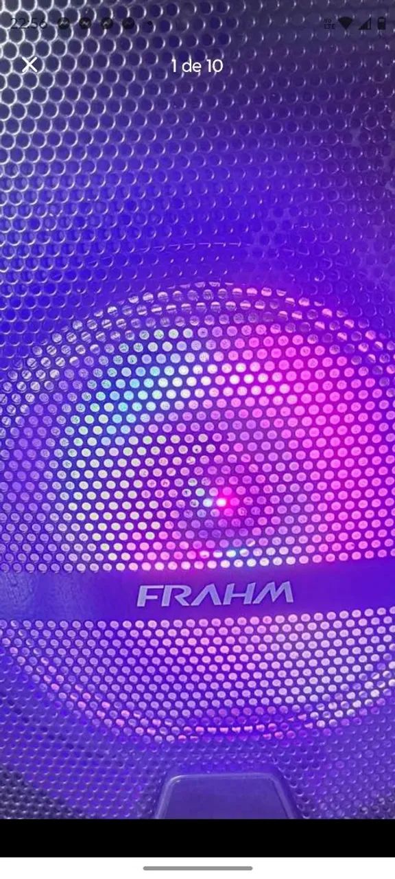 Caixa amplificada Frahm modelo cm 600 BT com Bluetooth
