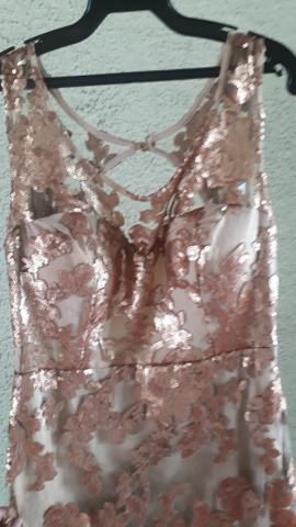 Vestido sereia no paetê bordado - Foto 4