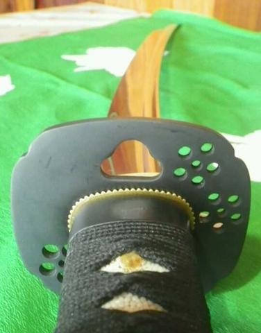 Espada Katana Ninjato Shinobigatana Oniyuri Forjada Aço 1070 - Foto 4
