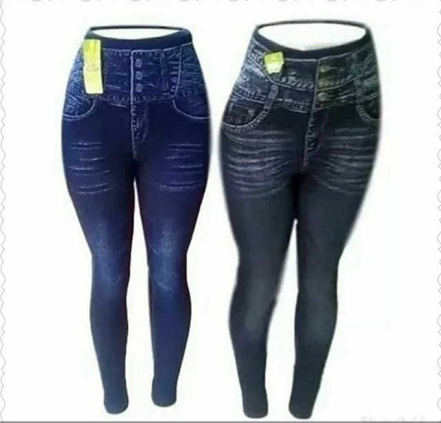 legging jeans cintura alta