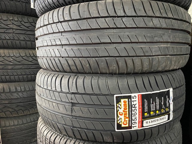 Par (02) pneus Crystone 195/65r15