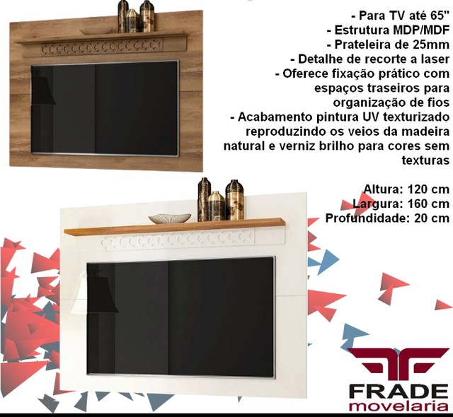 Sala painel suspenso