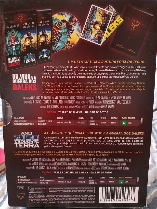 Vendo Box de DVDs da coleção Dark Side Horror Colection  - Foto 2