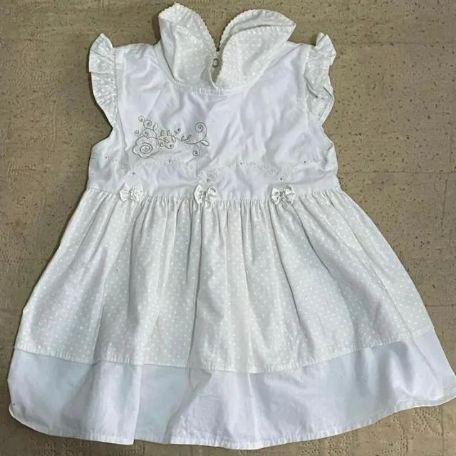Conjunto Branco Vestido E Colete - Foto 6