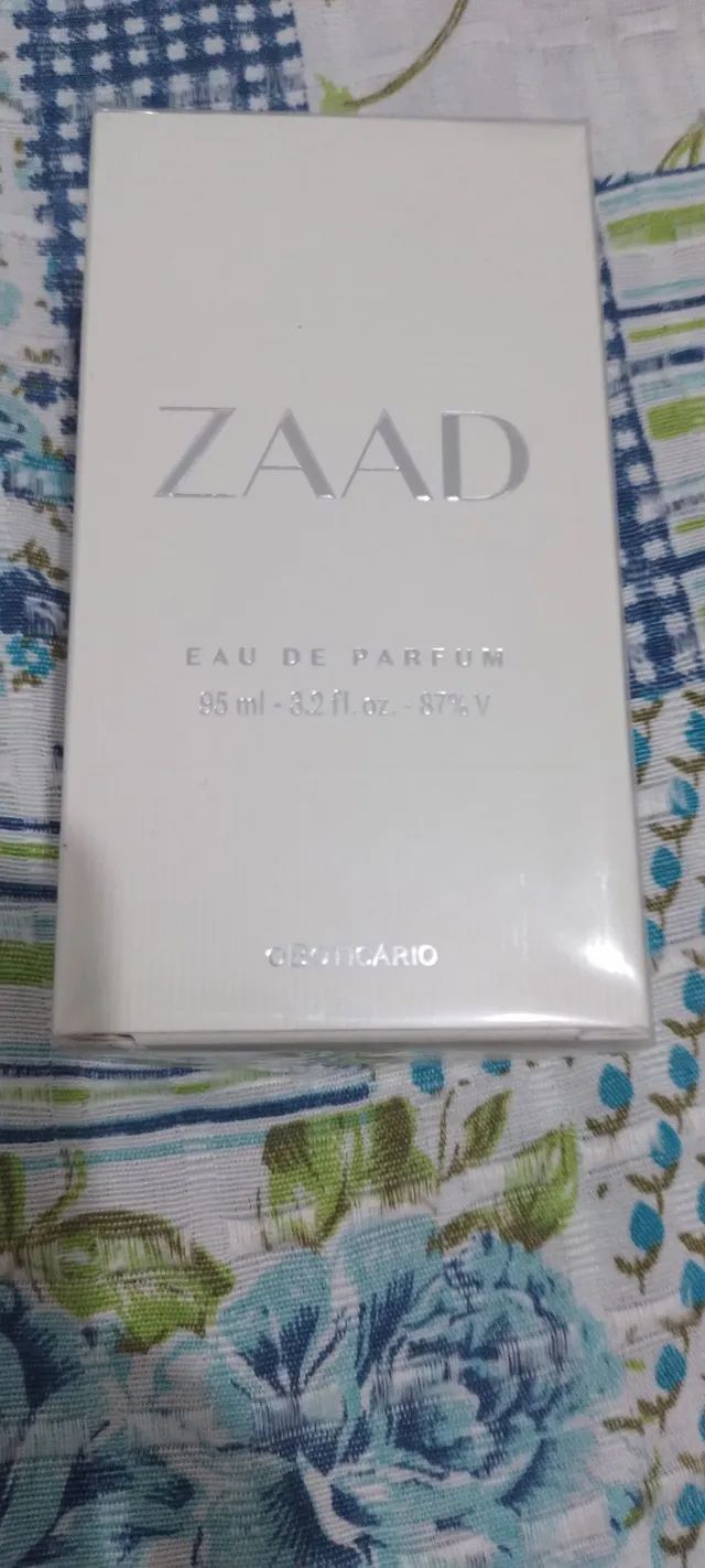   Perfume  Zaad  o boticário 