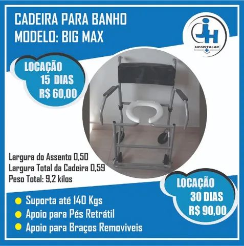 Cadeira de Rodas Locação - Foto 4