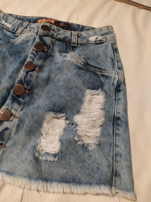Saia jeans 36/38 - Foto 3