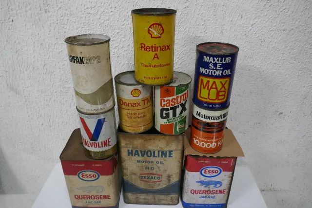 lote latas de oleo antiga. - Foto 3
