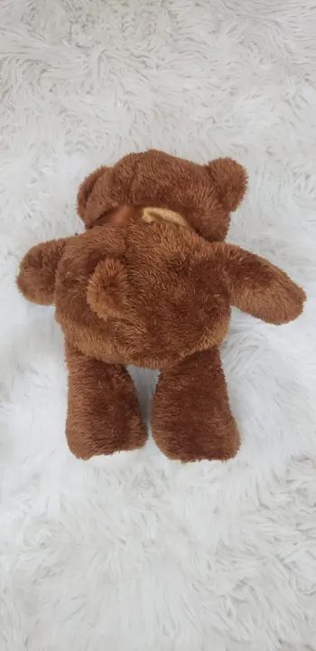 Ursinho De Pelúcia Fofo 20cm Com Laço Presente Cheio De Amor - Foto 2