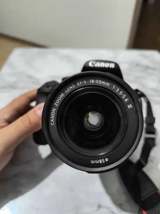 Câmera Canon EOS Rebel T3i com Lente 18-55mm - Foto 3