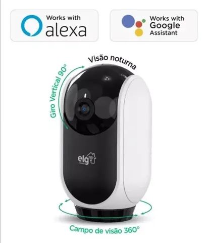Câmera Robô 1080p Inteligente Wifi Via Alexa Visão Noturna - Foto 2