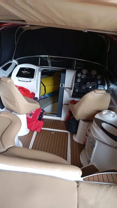 LANCHA FS 230 SCAPARE CABINADA 2013 VERMELHA - Foto 7