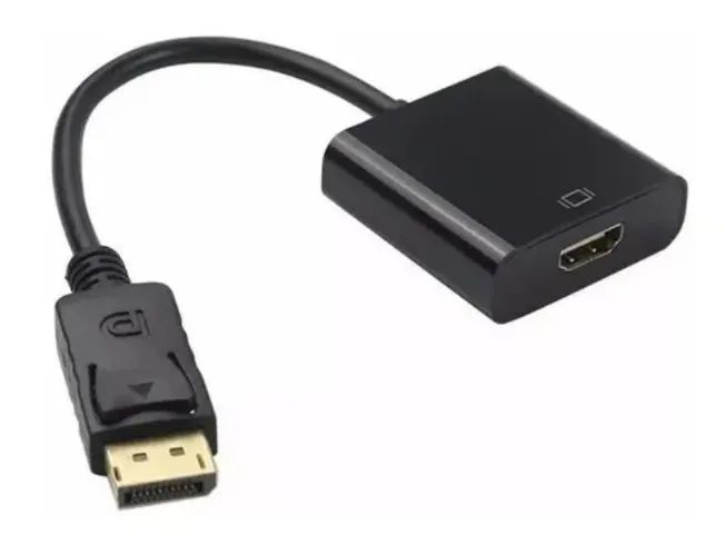 Conversor Display Port Macho Para Hdmi Fêmea  Arduino Automação COD-CP520  
